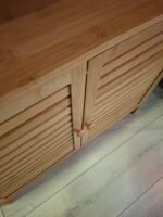 çok amaçlı bambu dolap