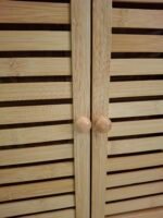 çok amaçlı bambu dolap