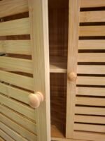 çok amaçlı bambu dolap