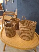 çok amaçlı Hasır el örme sepet